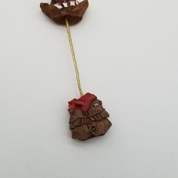 Western Covered Wagon Hanging Ornament Rustic Cowboy Hat Wheel Decor - Picture 4 of 5